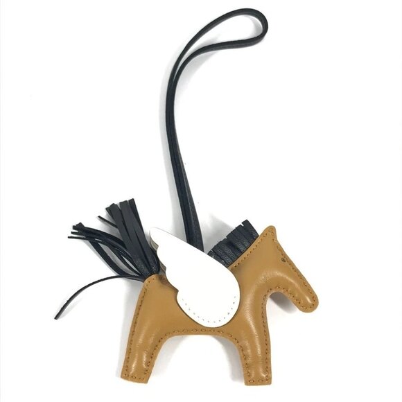 HERMES Pegasus PM Bag Charm charm Anyo Miro Sesame / Nata / Black Beige - Picture 1 of 12